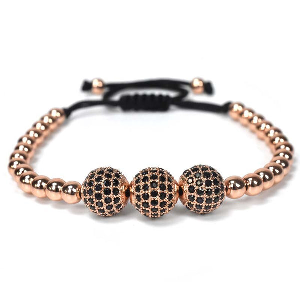 Nine forever  jewelry crown charms men couple Bracelet Macrame beads Bracelets for women pulseira masculina pulseira feminina