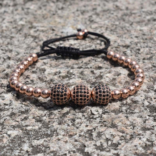 Nine forever  jewelry crown charms men couple Bracelet Macrame beads Bracelets for women pulseira masculina pulseira feminina
